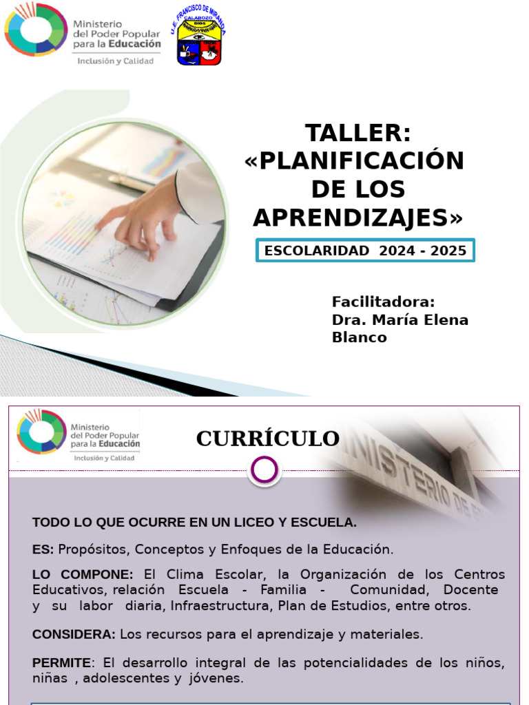 Planificación de Aprendizajes Efectiva | PDF | Plan de estudios ...