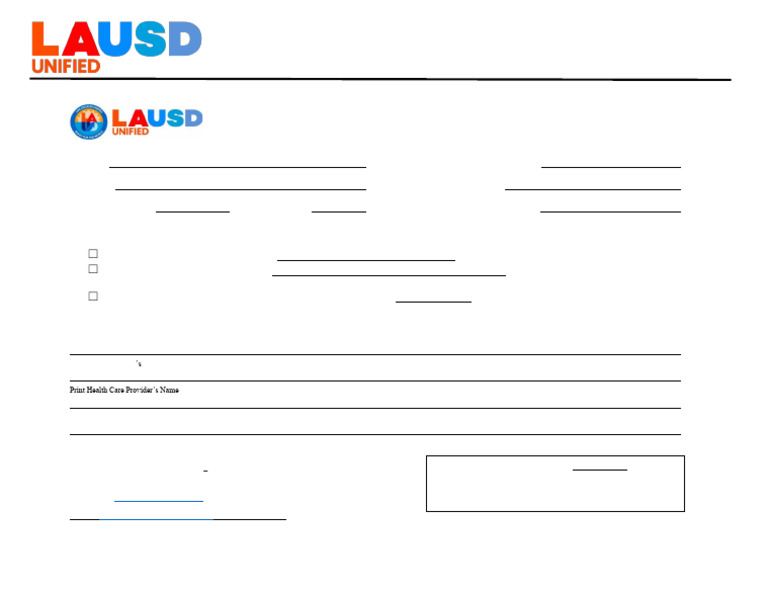 LAUSD TB Compliance Certificate Form | PDF | Tuberculosis | Public Services