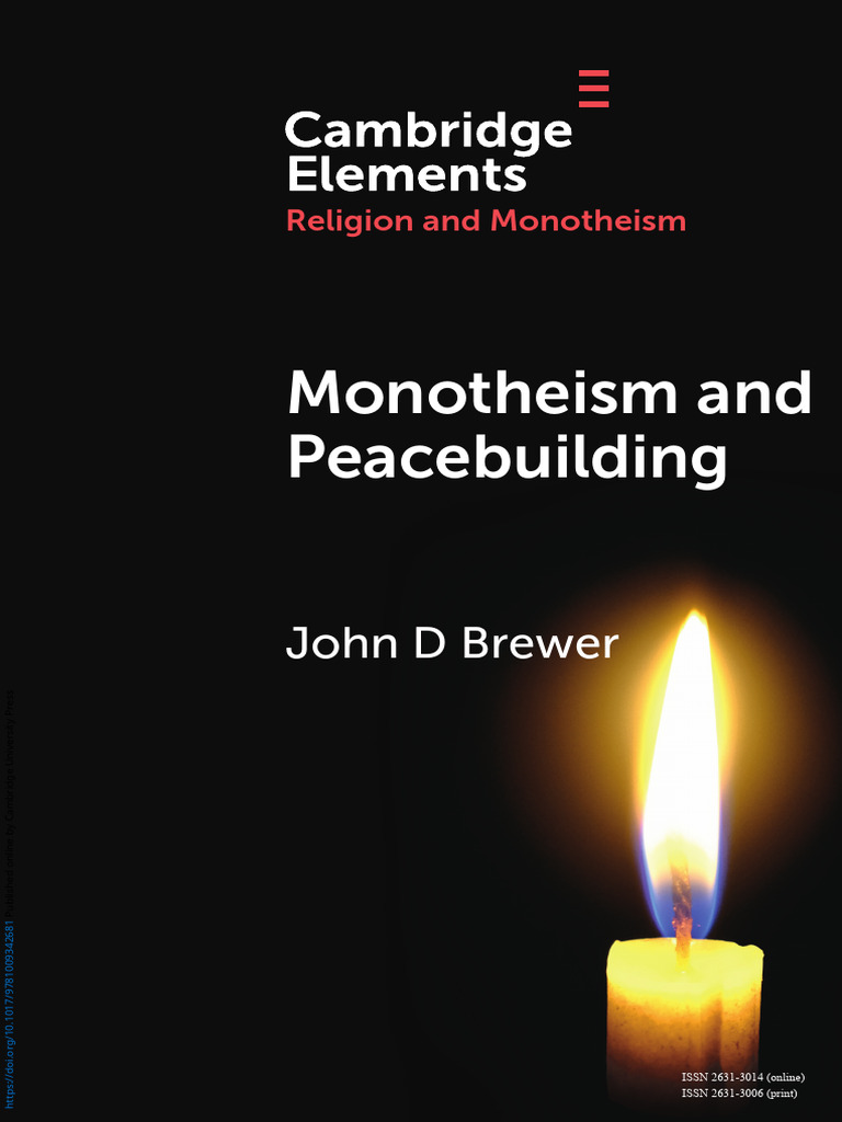 Monotheism and Peacebuilding | PDF | Monotheism | Abrahamic Religions