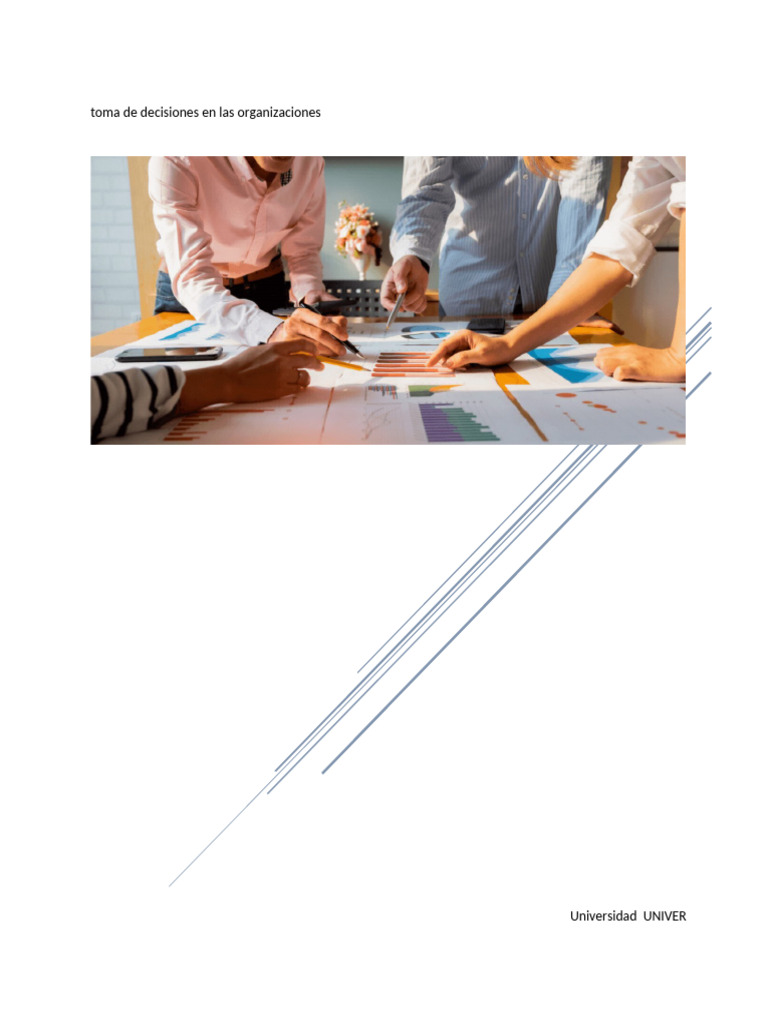 Tarea 1.2 Toma de Decisiones en Las Organizaciones | PDF ...
