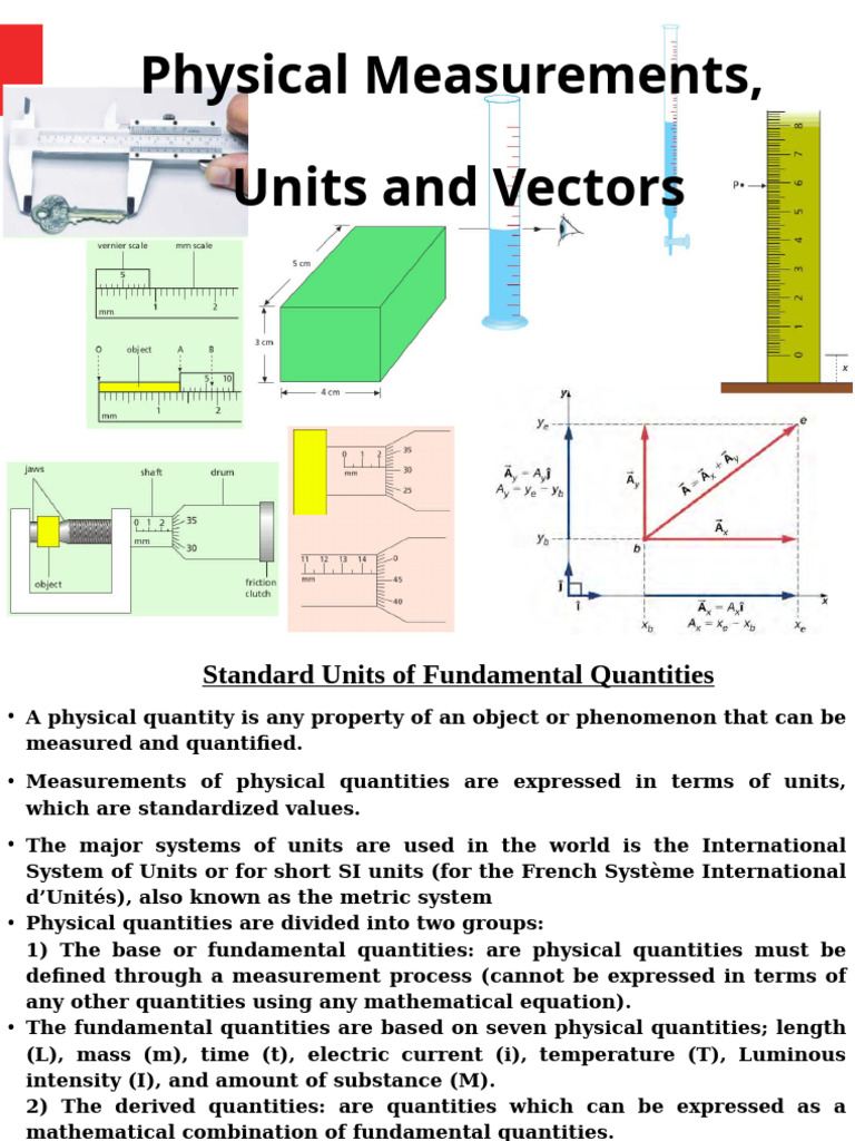 Lect.2 - Physical Measurements, Unit and Dimenional Analysis | PDF ...