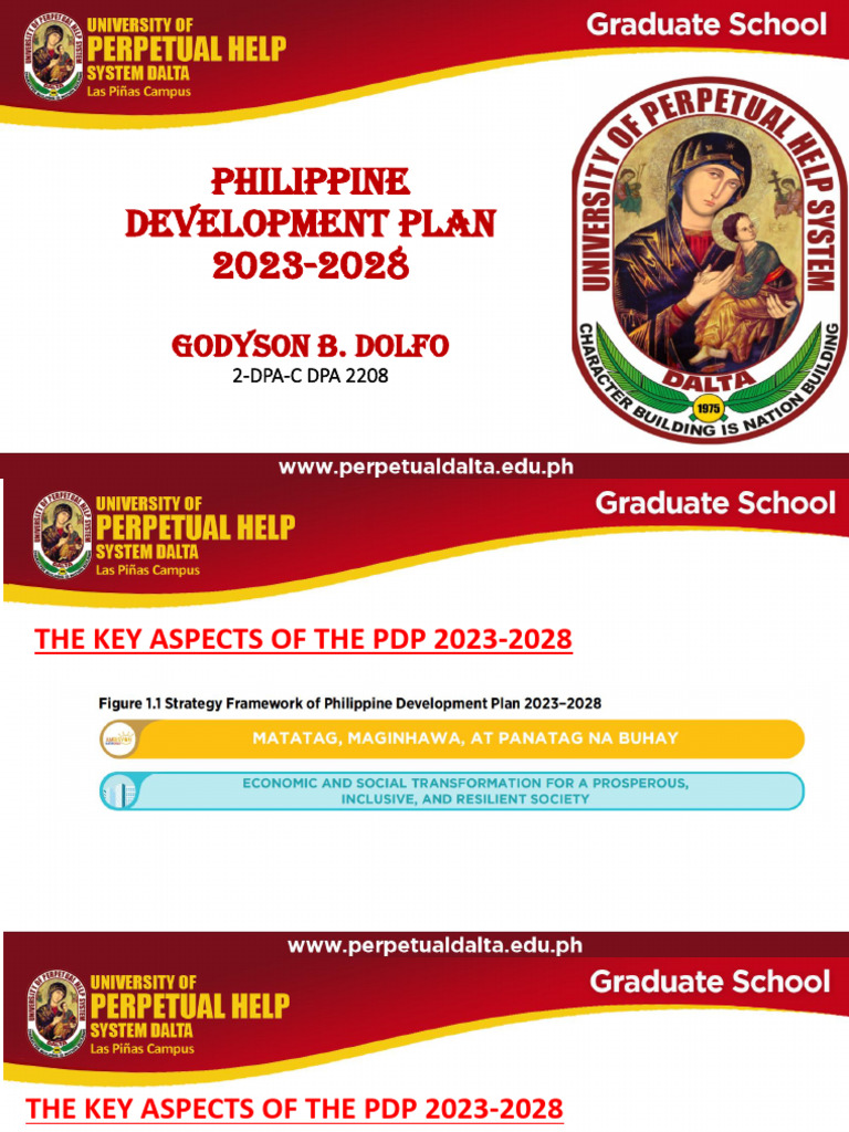 Oral Report - PDP 2023-2028 | PDF