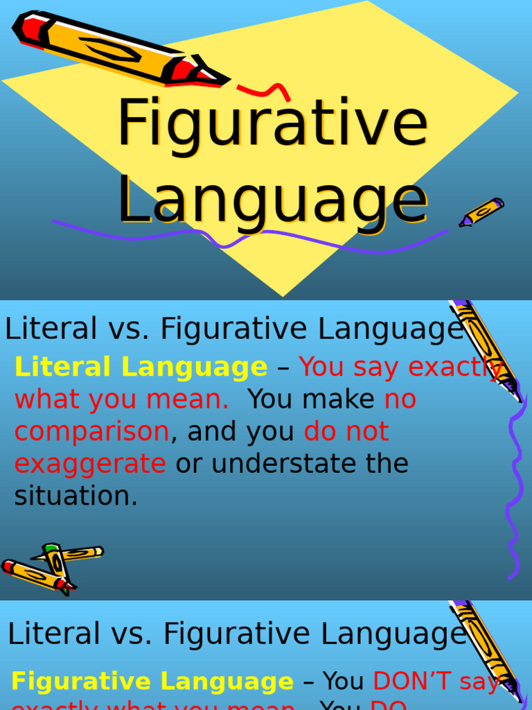 Understanding Figurative Language PDF Semiotics Linguistics