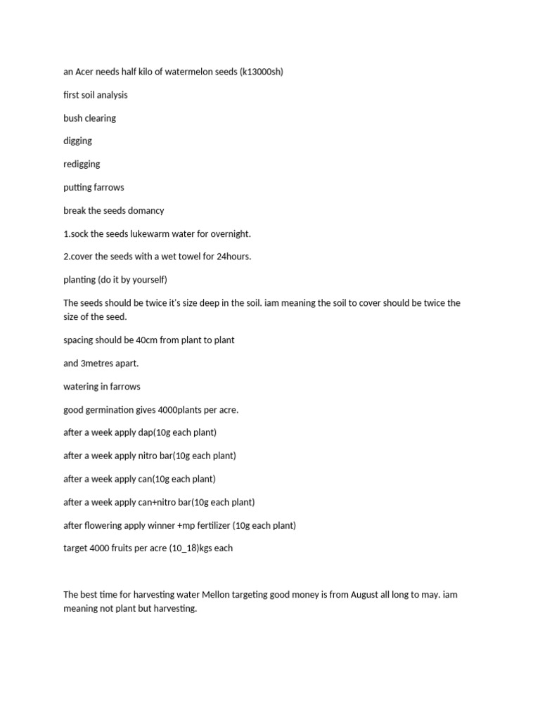 Watermelon Guide PDF