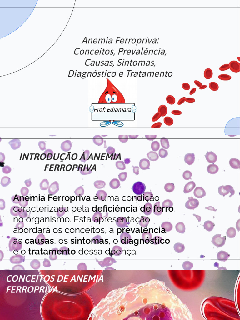 Anemia Ferropriva: Causas e Tratamento | PDF