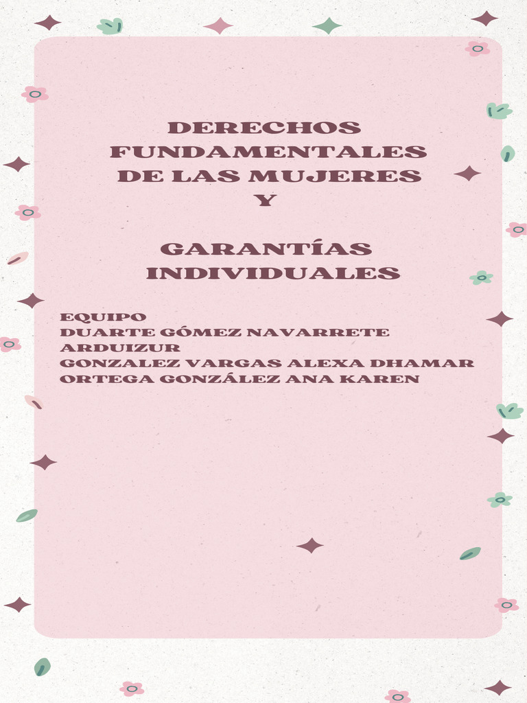 Derechos de las Mujeres en México | PDF | Igualdad de género | Estudios ...