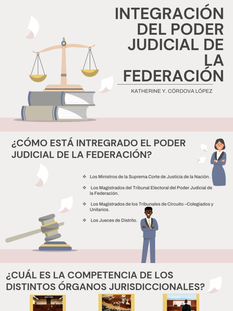 Estructura y Competencia del Poder Judicial | PDF | Judicaturas | Ley ...