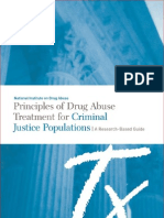 Principles of Drug Abuse Treatment For Criminal Justice Populations - A Research-Based Guide