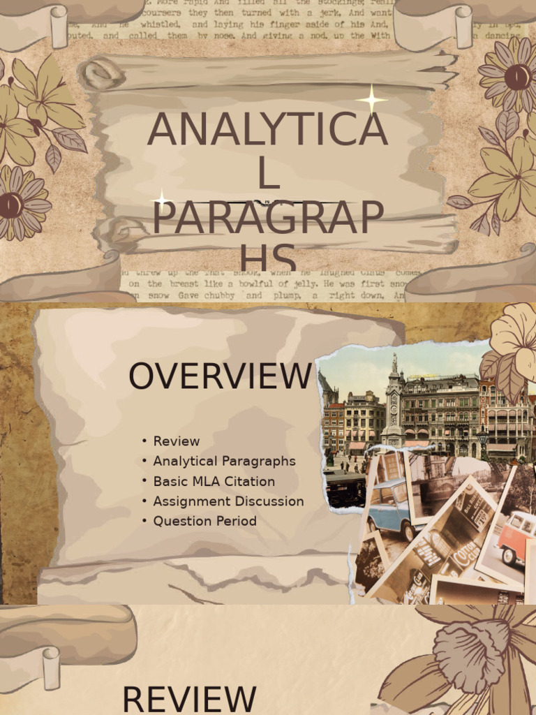 Analytical Paragraphs | PDF | Citation