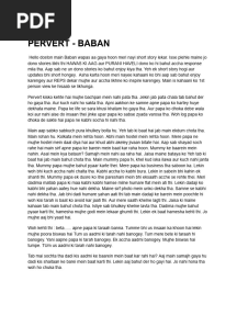PERVERT - BABAN