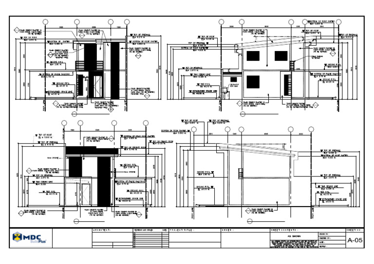 Elevation Drawings for Amaia Scapes | PDF