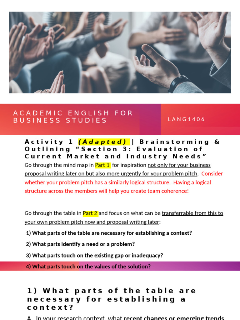 U2L2+Business+Proposal+II +Persuasion+Through+Structure+ (Shaun) | PDF ...