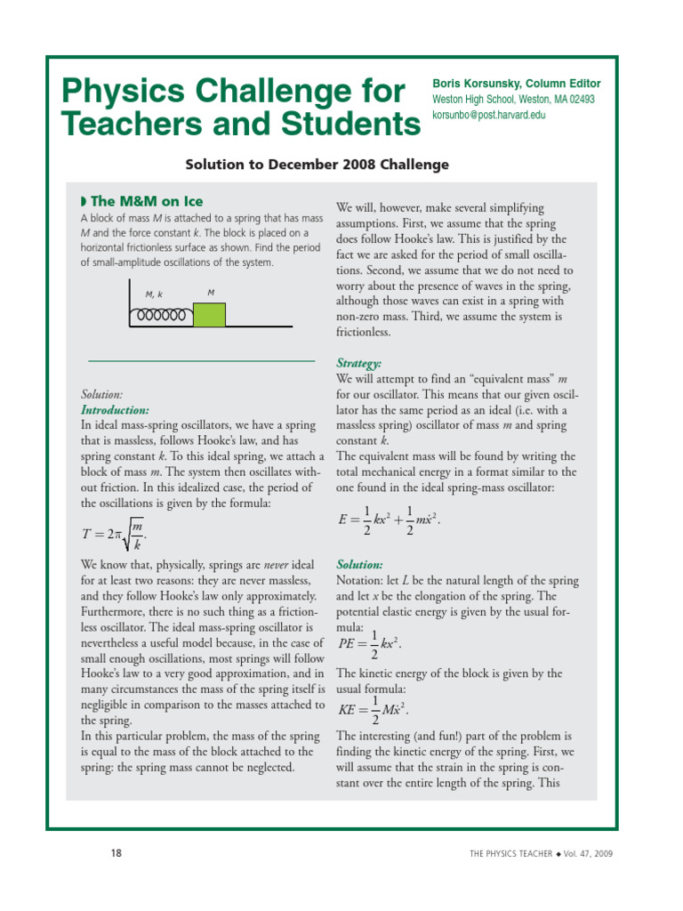 Dec 2008 | PDF | Mass | Applied And Interdisciplinary Physics