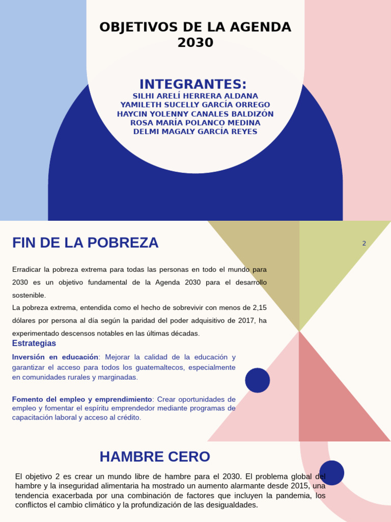OBJETIVOS AGENDA 2030 | PDF | Sustentabilidad | Energía renovable
