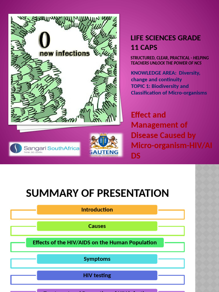 HIV/AIDS Management and Prevention Guide | PDF | Hiv/Aids | Hiv