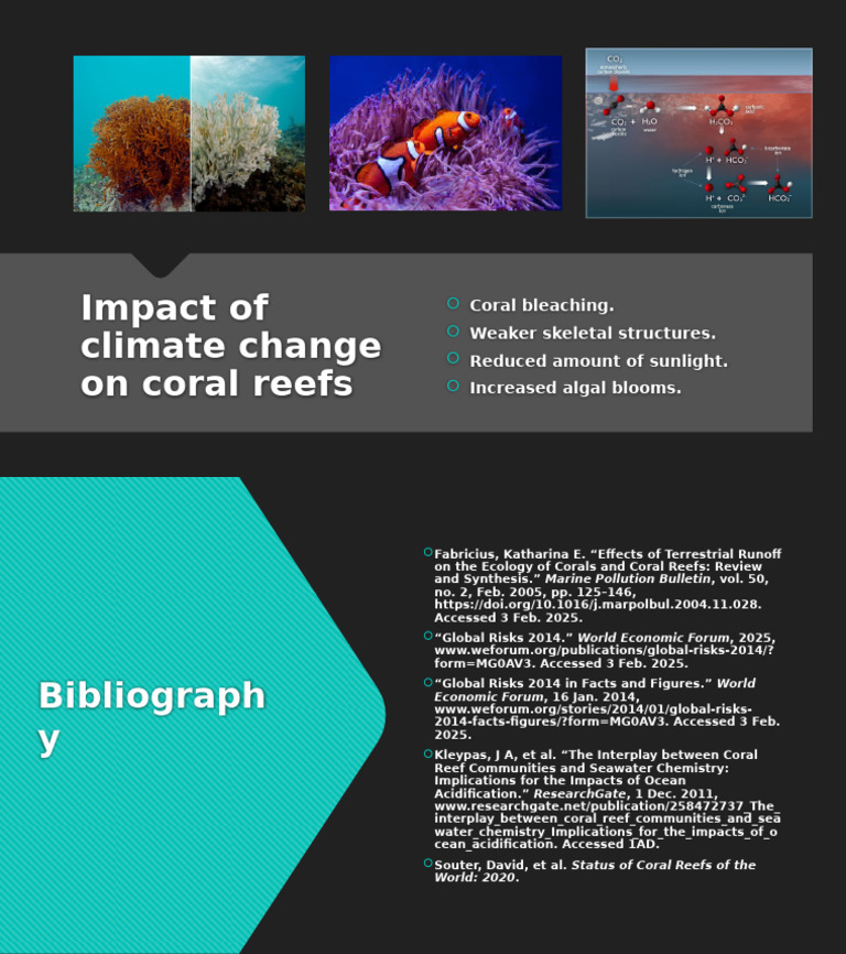 Climate Change Effects on Coral Reefs | PDF