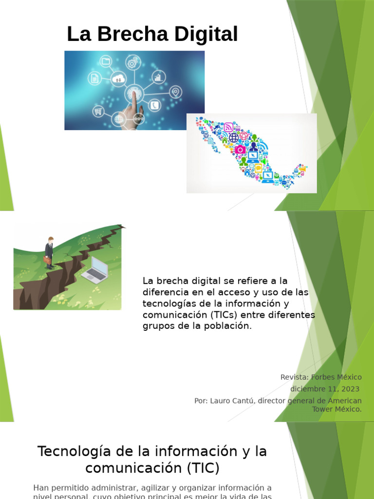 Brecha Digital en México: Desafíos y Soluciones | PDF | Tecnología de ...
