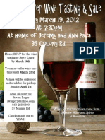 Pesach Wine Tasting and Sale 2012