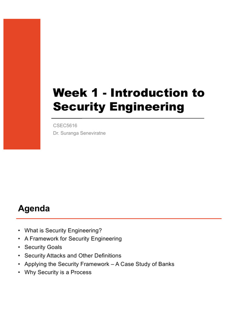 Week_1 | PDF | Security | Computer Security