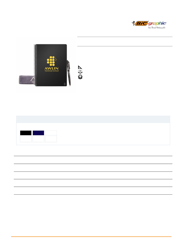 Rocketbook® Core Executive A5: Colour | PDF