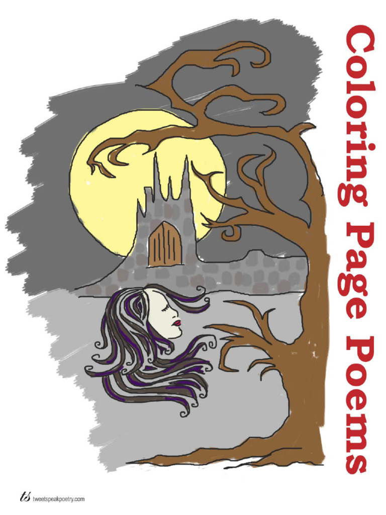 Coloring Page Poems A Poetry Coloring Book From Tweetspeak Poetry ...
