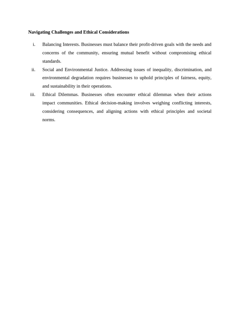 Navigating Challenges And Ethical Considerations Pdf