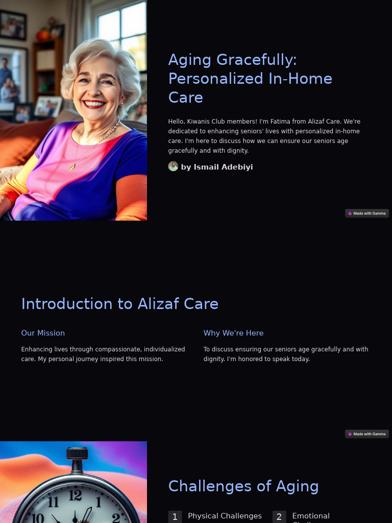 In-Home Care for Aging Seniors | PDF | Caregiver | Behavioural Sciences