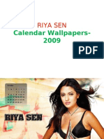 RIYA SEN-Calendar Wallpapers-2009