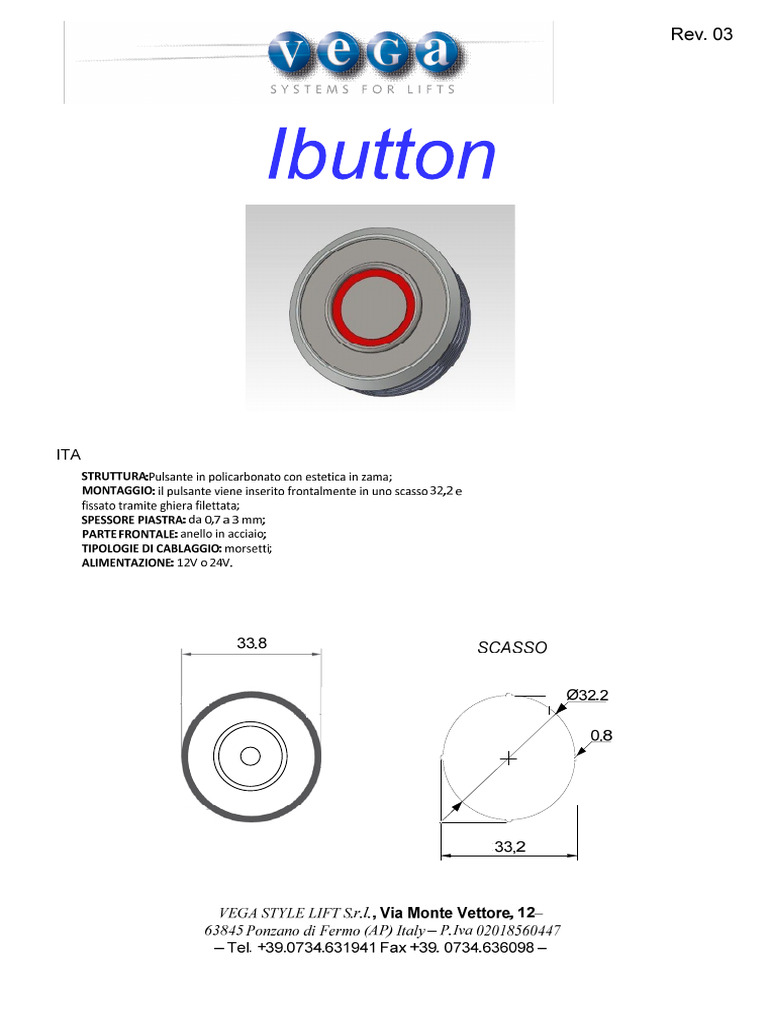 Manuale Ibutton ITA Rev 03 | PDF