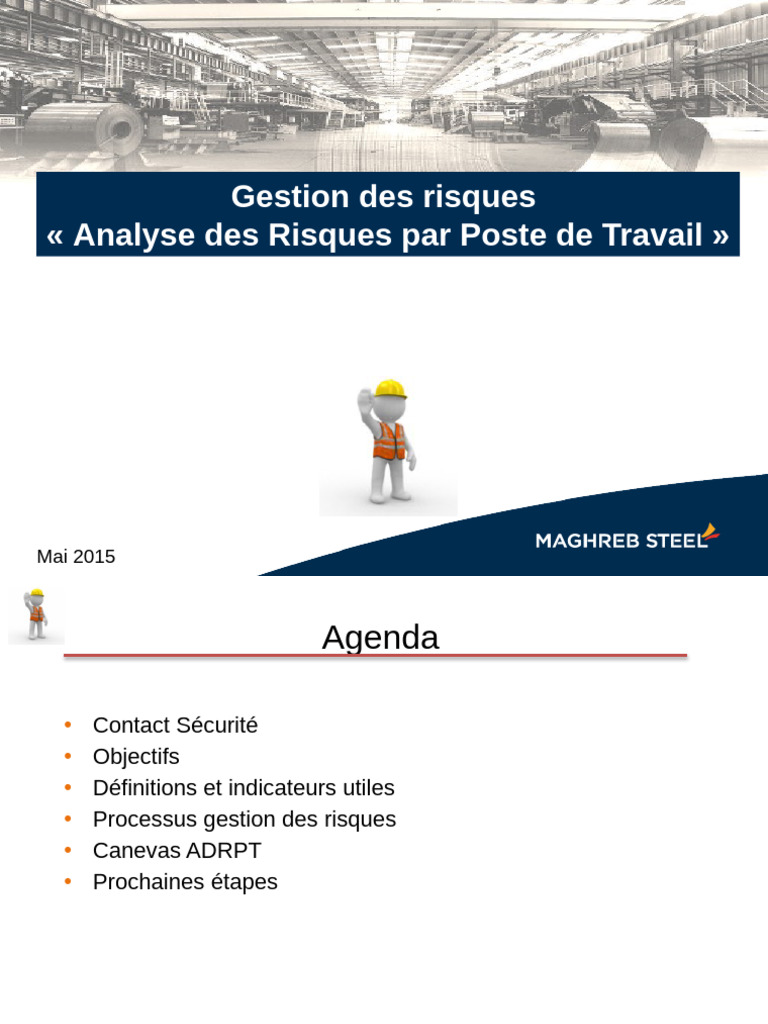 Analyse des Risques au Poste de Travail | PDF | Gestion des risques ...