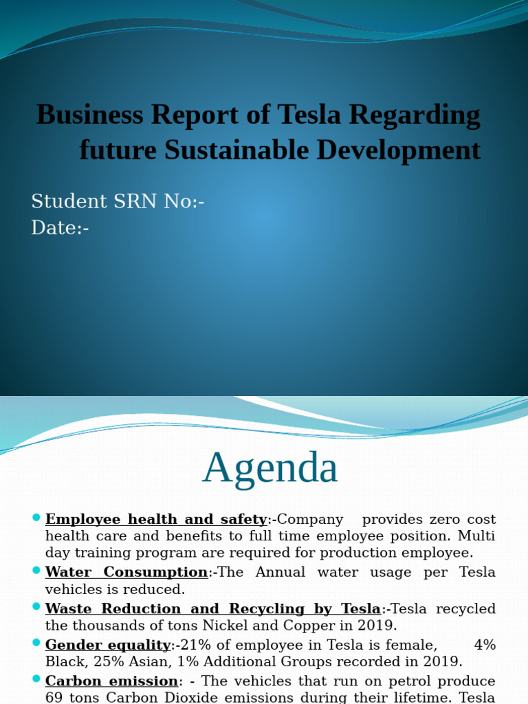 Tesla's Sustainable Development Insights | PDF | Sustainability | Recycling