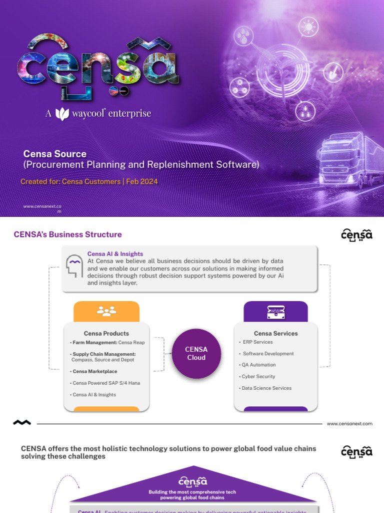 Censa Source: Streamlined Procure to Pay | PDF | Enterprise Resource ...