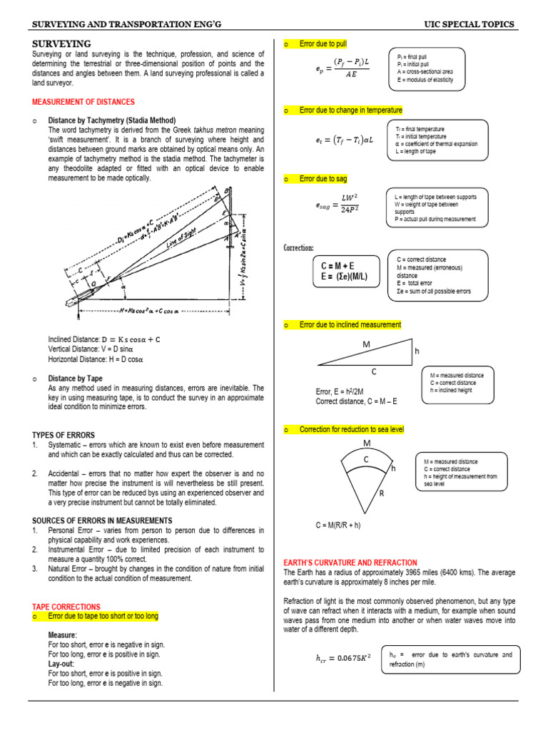 UIC - SURVEYING - 2017 Key | PDF | Surveying | Angle