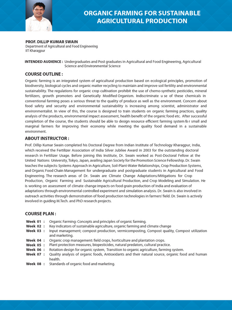 Organic Farming For Sustainable Agricultural Faring | PDF | Agriculture ...