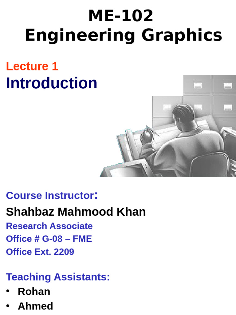 Lec 01 Introduction | PDF | Drawing