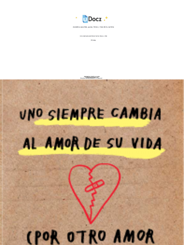 Apuntes sobre el amor no resuelto | PDF