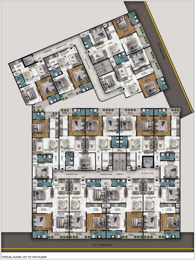 Typical Floor Plan - Compressed | PDF