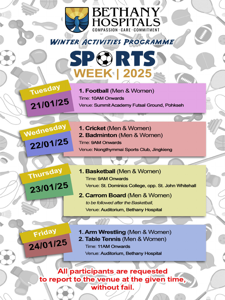 Sports Week Poster 2 | PDF