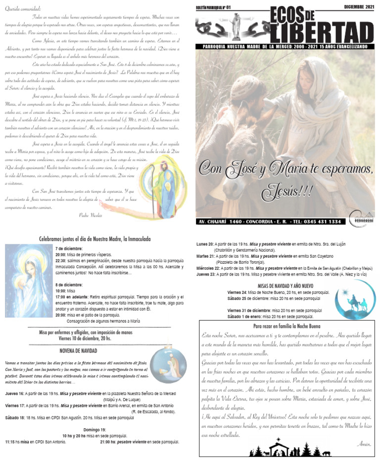 15 Años de Evangelización en Adviento | PDF | María, madre de Jesús ...