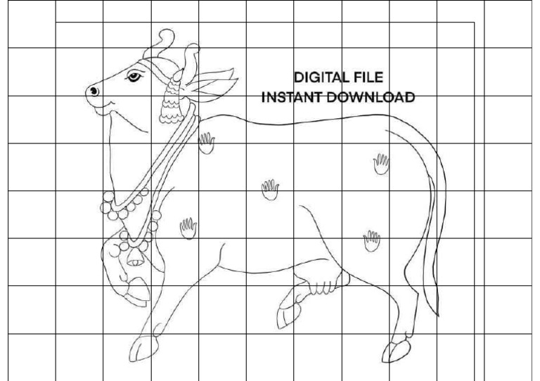 4''x4''grid Cow | PDF