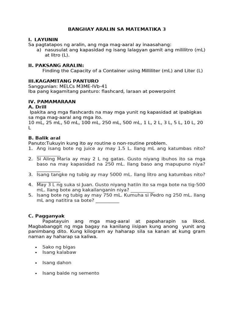 Math Week 3 Day 5 | PDF