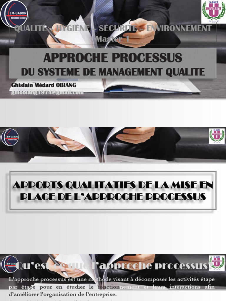 Approche Processus en Management Qualité | PDF | Management de la ...