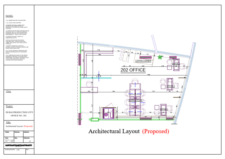 Proposed Office Layout Plan | PDF