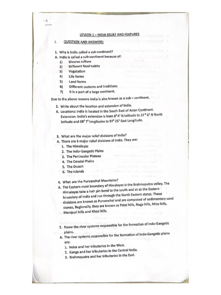 SST CH - 1 | PDF