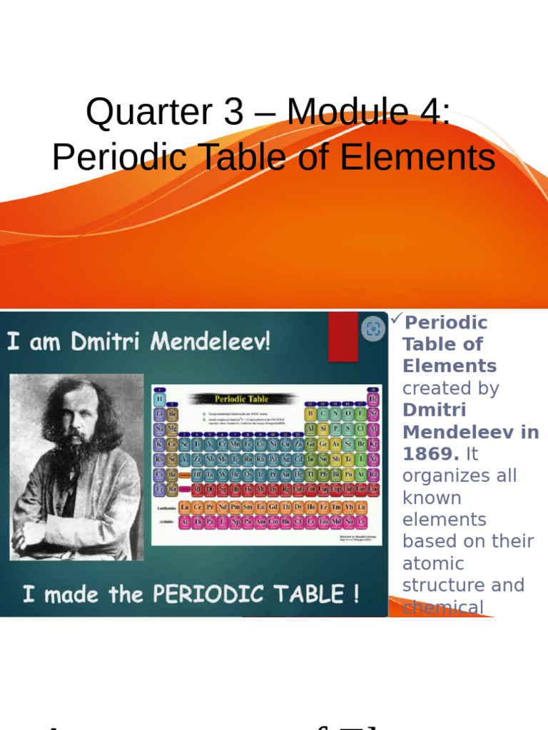 Understanding the Periodic Table Elements | PDF | Periodic Table ...