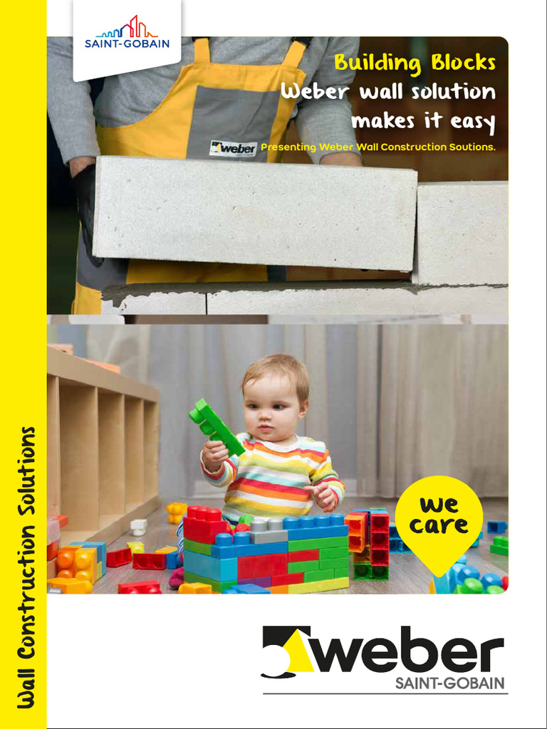 Weber Wall Construction Solutions Guide | PDF | Concrete | Mortar (Masonry)