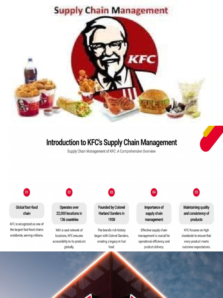 Supply Chain Management of KFC Presentation-1.Pptx AL | PDF