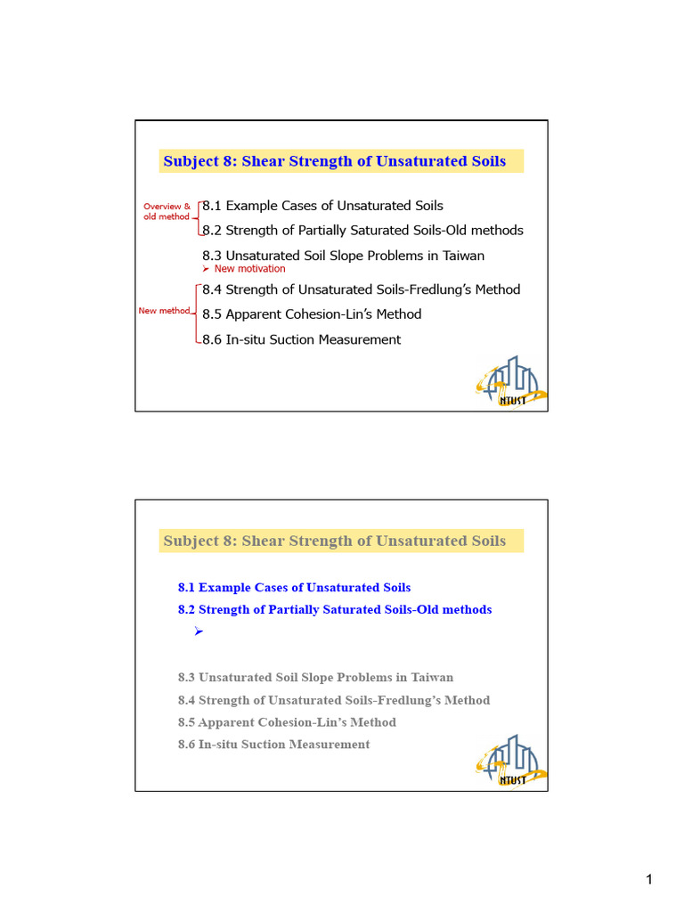 Shear Strength of Unsaturated Soils - 2023 | PDF | Soil Science | Soil
