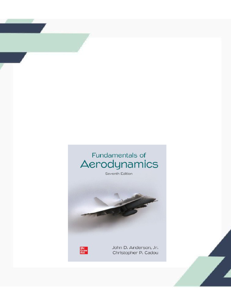Fundamentals of aerodynamics 7e 7th edition john d anderson jr
