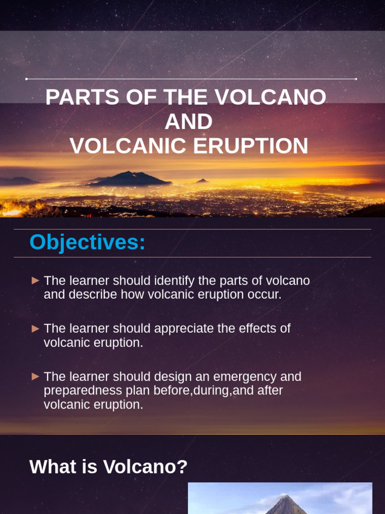 Parts of The Volcano | PDF